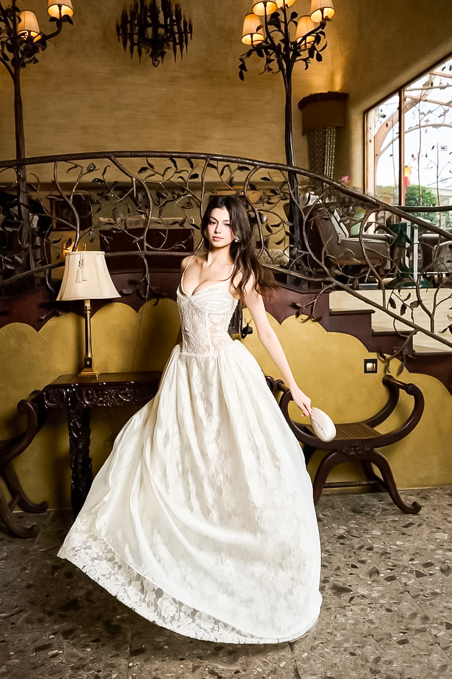 Ivory Lace Muse Gown