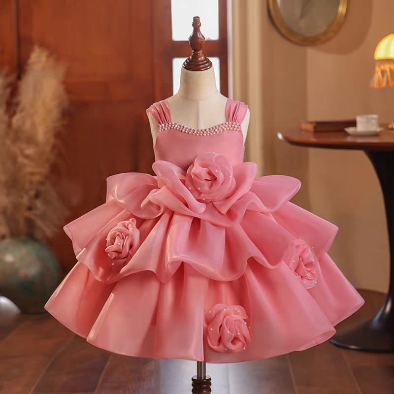 Petal Waltz Rose Gown